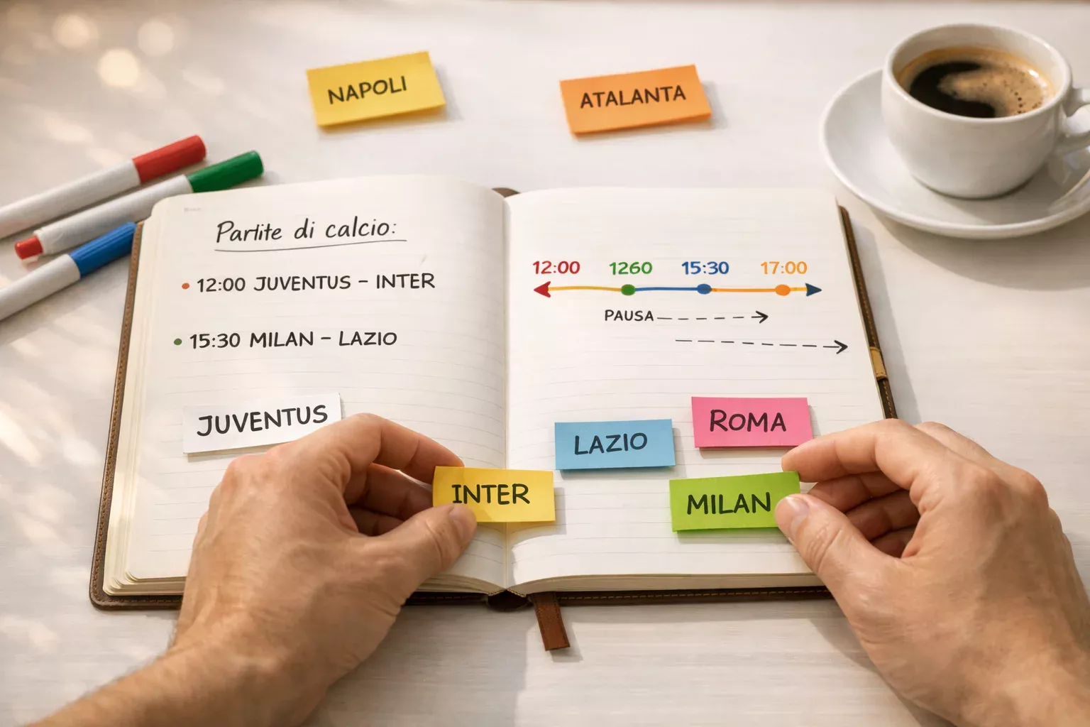 Persona che organizza la programmazione settimanale delle partite di calcio