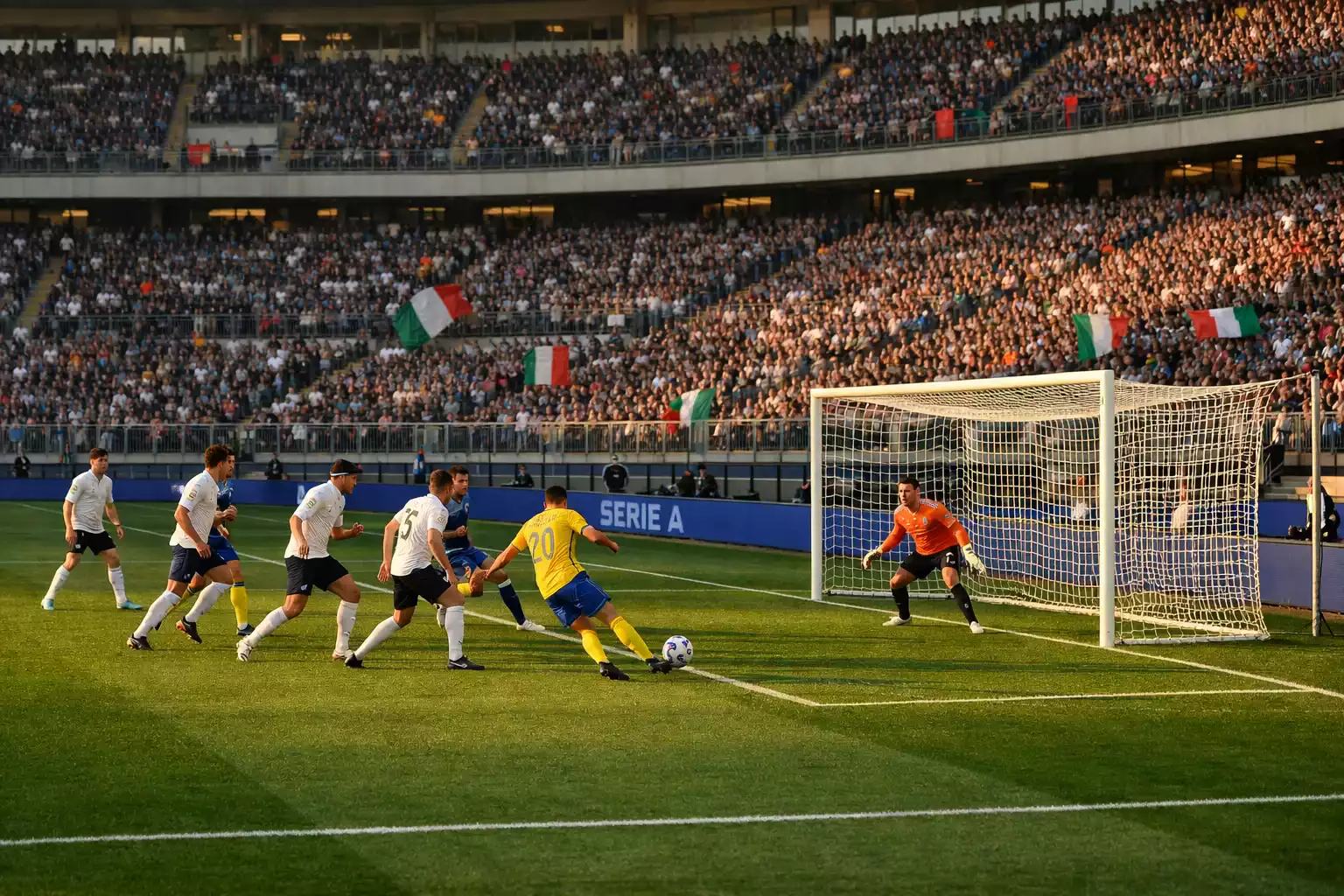 Stadio Serie A partita calcio scommesse Trixie